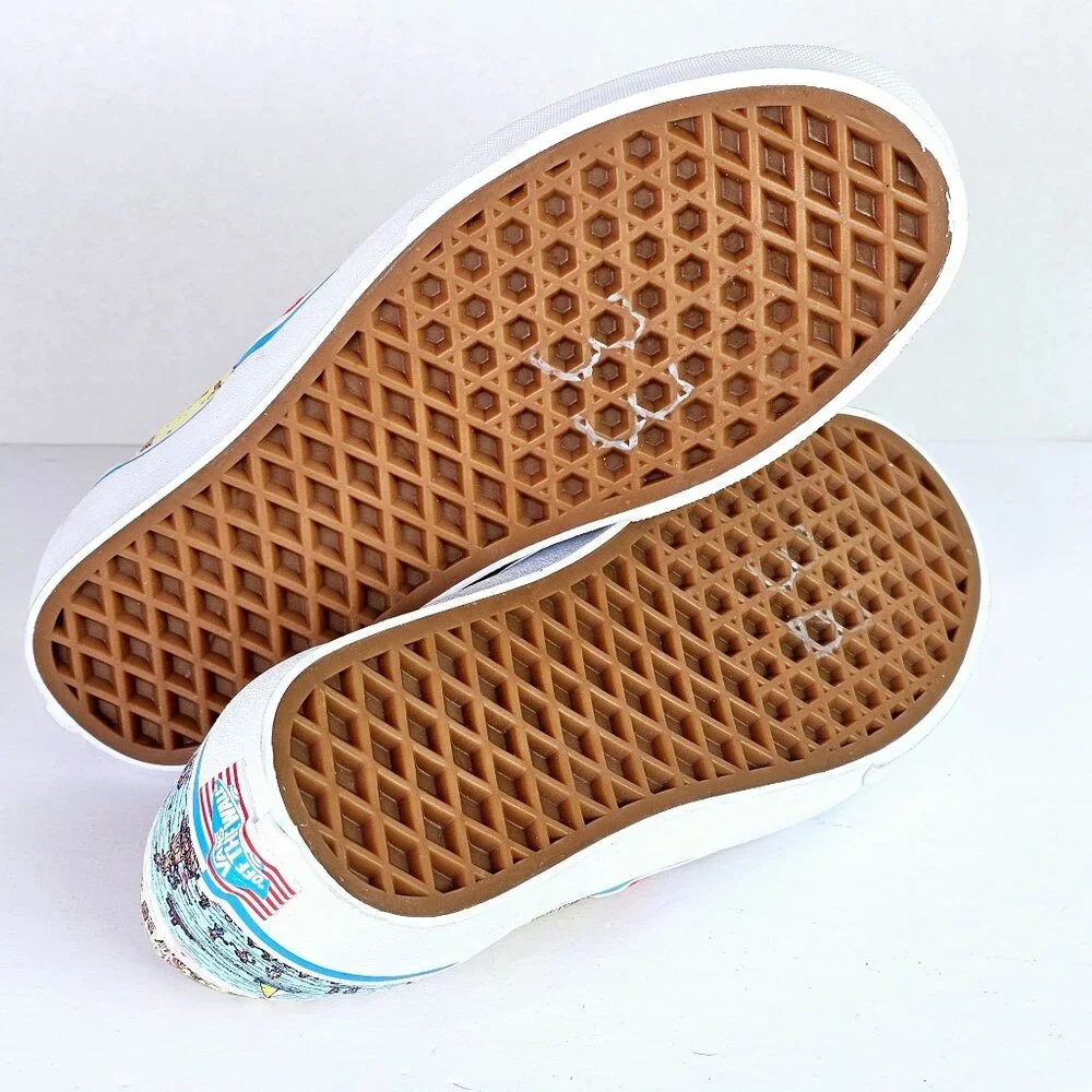 Vans Where's Waldo? Limited Edition Slip-on Shoes, W5.5, M4, K4, NWT - Picture 8 of 8